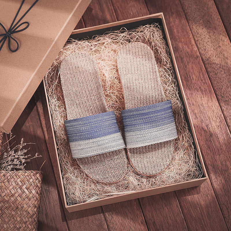 Linen slippers - Snapitonline