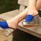 Wedge heel fish sandals - Snapitonline