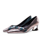 Low-Heel Pointed Toe All-Match Pumps - Snapitonline