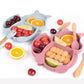 4/6/8 PCS Baby Soft Silicone Sucker Bowl Plate Cup Bibs Spoon Fork Sets Non-slip Tableware Children's Feeding Dishes BPA Free Snapitonline