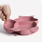 4/6/8 PCS Baby Soft Silicone Sucker Bowl Plate Cup Bibs Spoon Fork Sets Non-slip Tableware Children's Feeding Dishes BPA Free Snapitonline