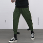 High Street Tide brand multi-pocket function overalls men's beam pants Harlan feet casual pants hiphop lantern pants tide - Snapitonline