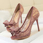 Lace high heels - Snapitonline