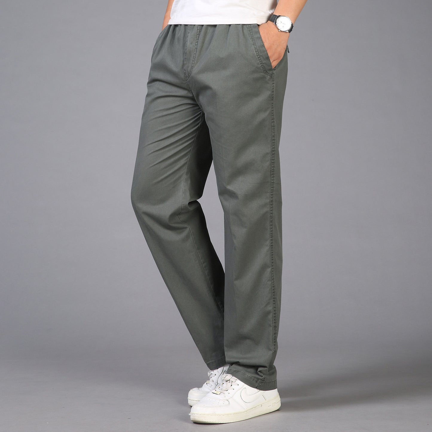 Men's casual pants plus size overalls men - Snapitonline