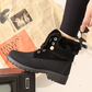 Low heel warm short boots - Snapitonline