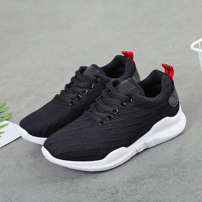 Korean Style Breathable Knitted Sneakers For Women - Snapitonline