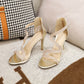 Sandals snake high heels - Snapitonline