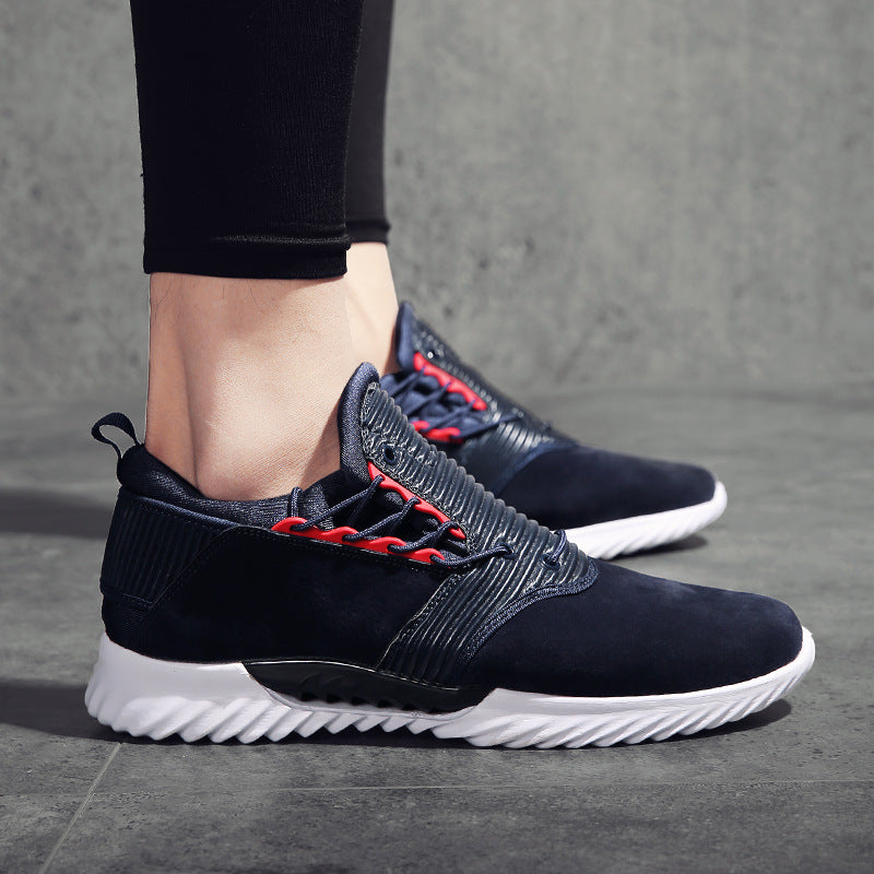 Set Foot Suede Korean Style Trendy Shoes Sneakers Men - Snapitonline