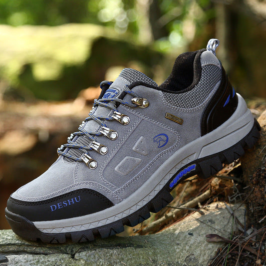 New outdoor mountaineering shoes, waterproof sneakers for men and women in autumn and winter, wearable and antiskid shoes for men's foreign trade sports shoes - Snapitonline