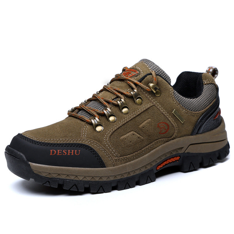 New outdoor mountaineering shoes, waterproof sneakers for men and women in autumn and winter, wearable and antiskid shoes for men's foreign trade sports shoes - Snapitonline