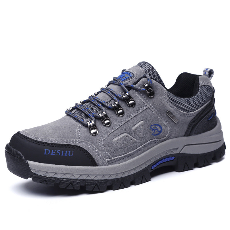 New outdoor mountaineering shoes, waterproof sneakers for men and women in autumn and winter, wearable and antiskid shoes for men's foreign trade sports shoes - Snapitonline