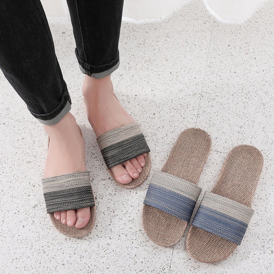 Linen slippers - Snapitonline