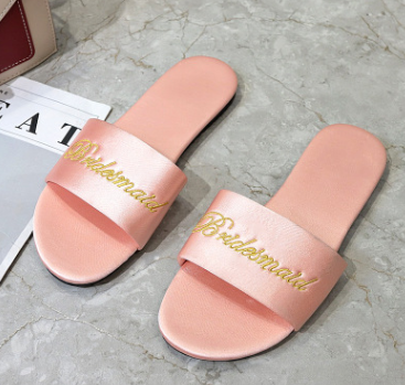 Satin red slippers - Snapitonline