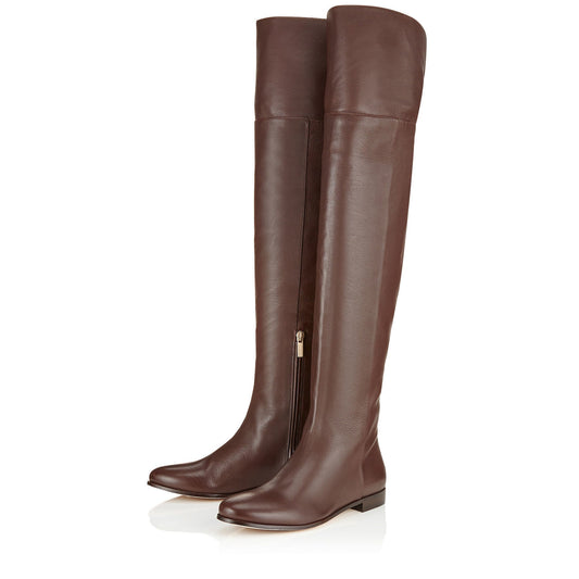Over The Knee Flat Thigh Boots Casual Rider Boots - Snapitonline