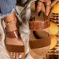 Sandals Flat Women's Summer Flat Sandals - Snapitonline