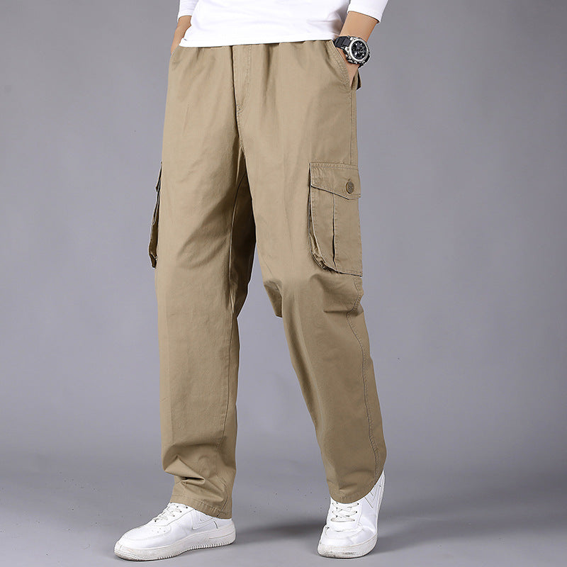 Thin Fat Pants Korean Style Loose Straight Leg - Snapitonline