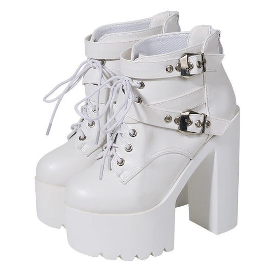 Super lightweight thick soled fashion boots - Snapitonline
