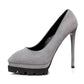 Korean Style High Heels Stiletto Professional Sexy Female Pumps - Snapitonline