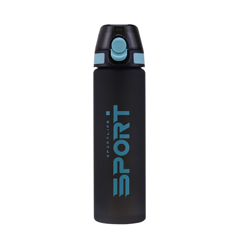550ml/750ml High Quality Plastic Water Bottle With Straw Portable Gym Fitness Sports Shaker Drink Bottles Eco-Friendly Snapitonline