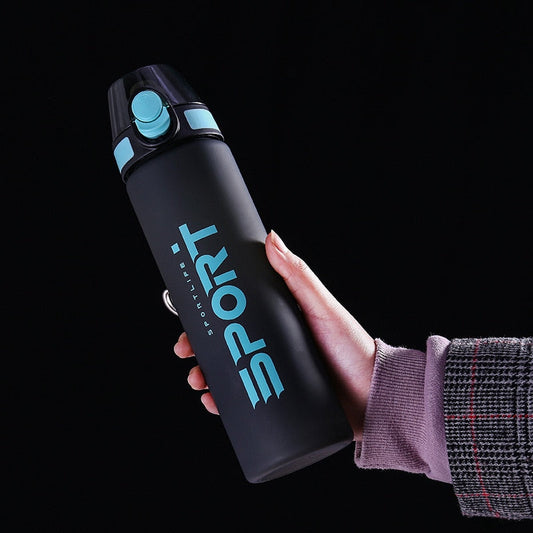 550ml/750ml High Quality Plastic Water Bottle With Straw Portable Gym Fitness Sports Shaker Drink Bottles Eco-Friendly Snapitonline