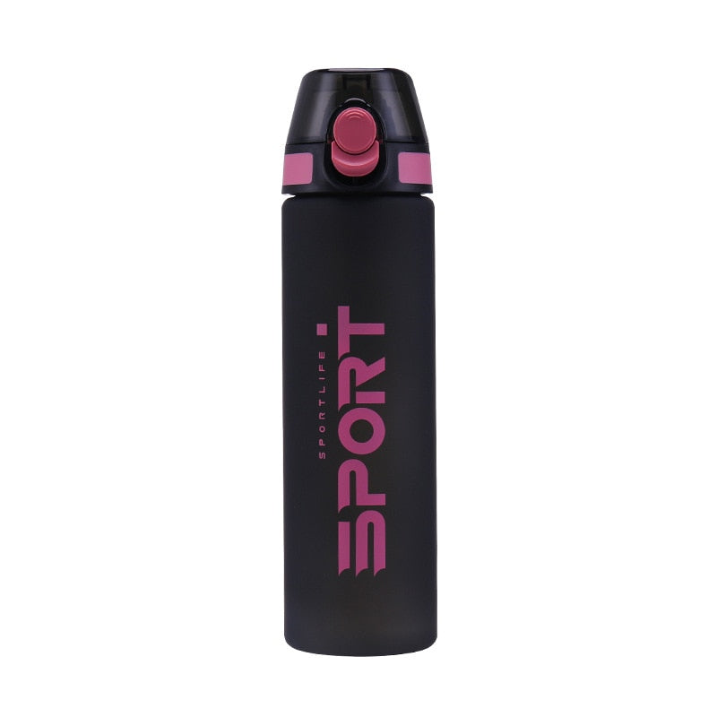 550ml/750ml High Quality Plastic Water Bottle With Straw Portable Gym Fitness Sports Shaker Drink Bottles Eco-Friendly Snapitonline