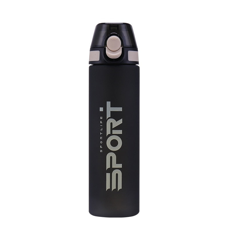550ml/750ml High Quality Plastic Water Bottle With Straw Portable Gym Fitness Sports Shaker Drink Bottles Eco-Friendly Snapitonline