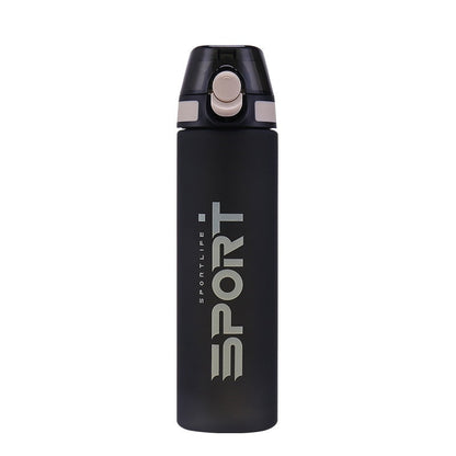 550ml/750ml High Quality Plastic Water Bottle With Straw Portable Gym Fitness Sports Shaker Drink Bottles Eco-Friendly Snapitonline
