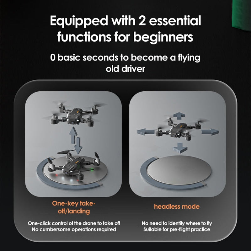 5G 8K HD Drone Professional Dual Camera Wifi GPS FPV Avoidance Fold Quadcopter Optical Flow Position Battery RC Distance 5000M Snapitonline