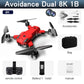 5G 8K HD Drone Professional Dual Camera Wifi GPS FPV Avoidance Fold Quadcopter Optical Flow Position Battery RC Distance 5000M Snapitonline