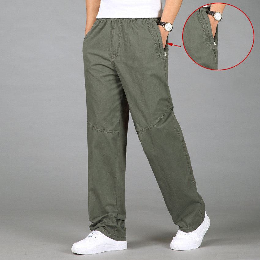 Men's casual pants plus size overalls men - Snapitonline