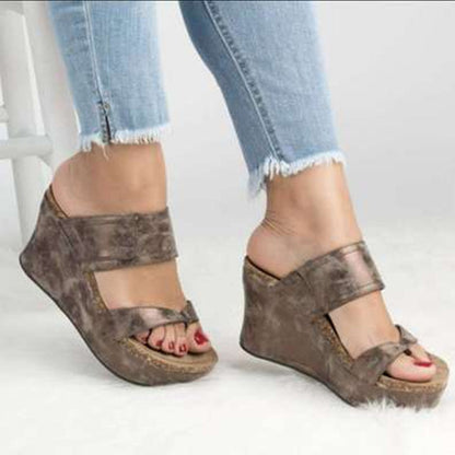 Wedge Flip-Flop Sandals - Snapitonline