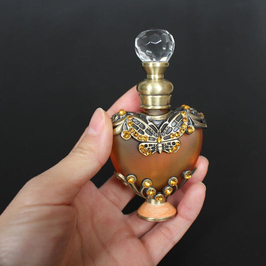 Vintage Essential Oil Glass Perfume Bottle - Snapitonline