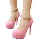Pumps Shoes Woman Pumps Metal Ankle Strap Wedding Party - Snapitonline