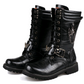 Trend high men's boots military boots men's cowboy boots men's boots - Snapitonline