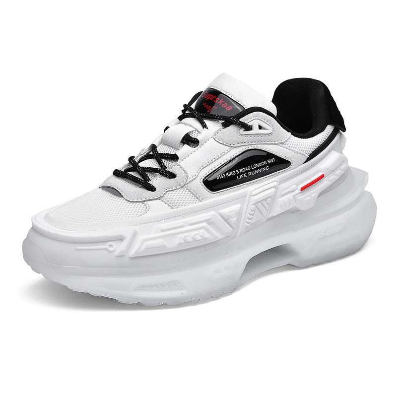 Popcorn Platform Running Sneakers Casual Low Top Qiankun Wheel Mecha Shoes - Snapitonline