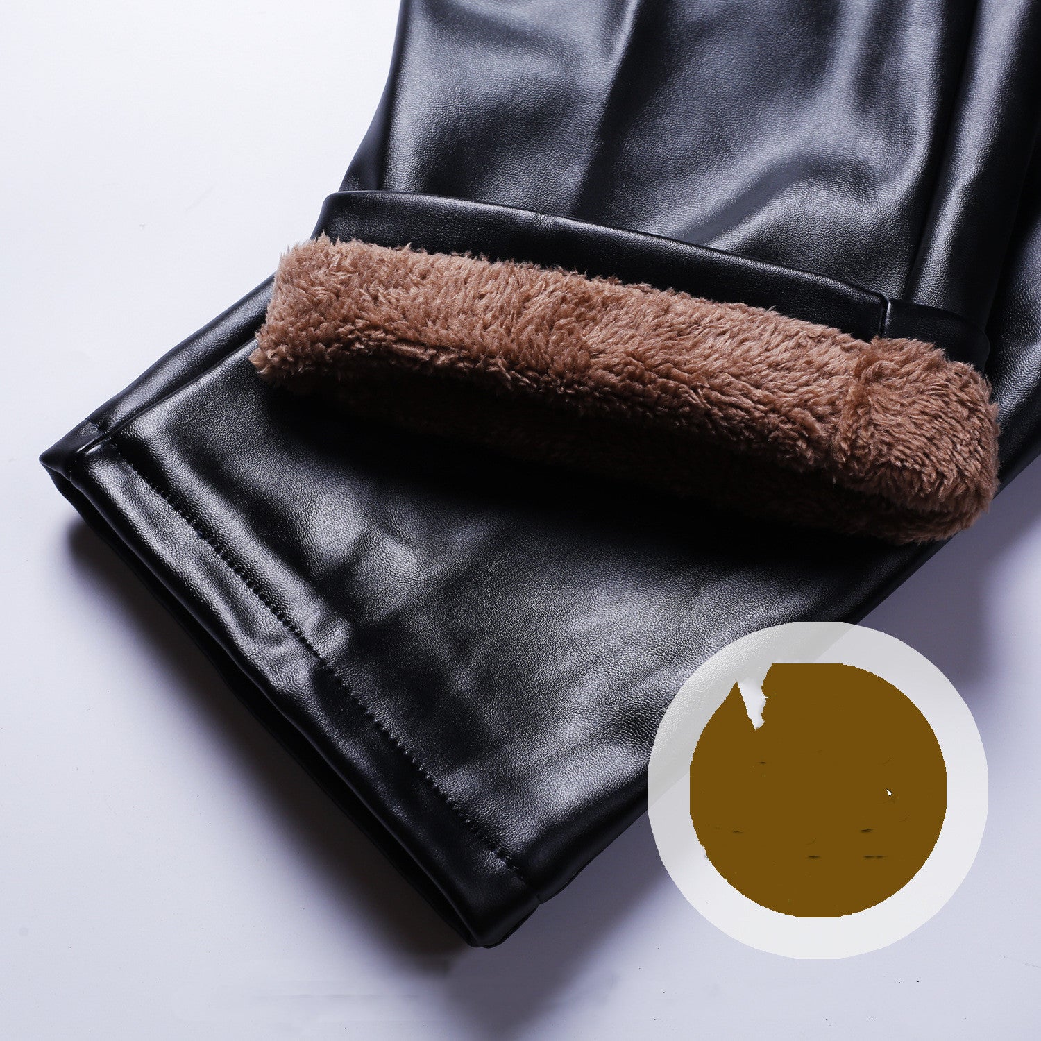 Oil-proof, Wind-proof And Warm Motorcycle Leather Pants - Snapitonline