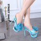 Slip-on stiletto heel pumps - Snapitonline