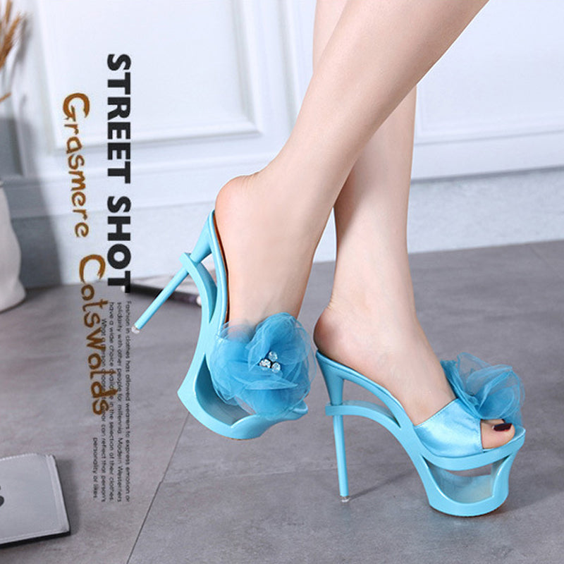 Slip-on stiletto heel pumps - Snapitonline