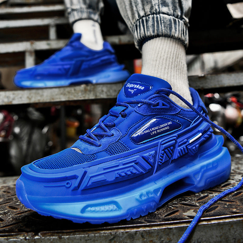 Popcorn Platform Running Sneakers Casual Low Top Qiankun Wheel Mecha Shoes - Snapitonline