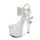 Muffin Sandals Super High Heels Transparent High Heels - Snapitonline