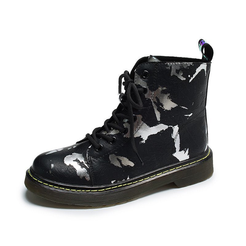Spring And Autumn Single Boots Thick-Soled Ankle Boots - Snapitonline