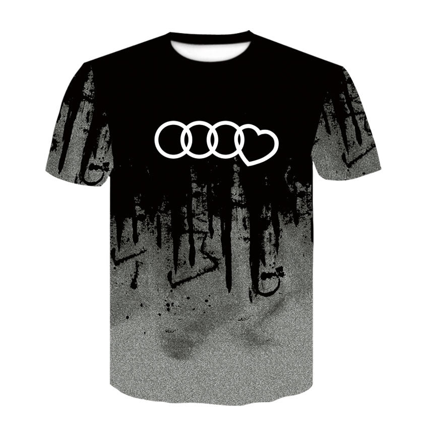 Short Sleeve Print Vintage Mens Clothes - Snapitonline