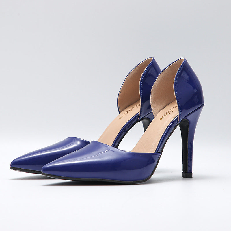 Pu Leather Summer Pumps For Women High Heeled Sandals - Snapitonline