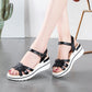 Women's Platform Wedge Soft Sole Sandals - Snapitonline