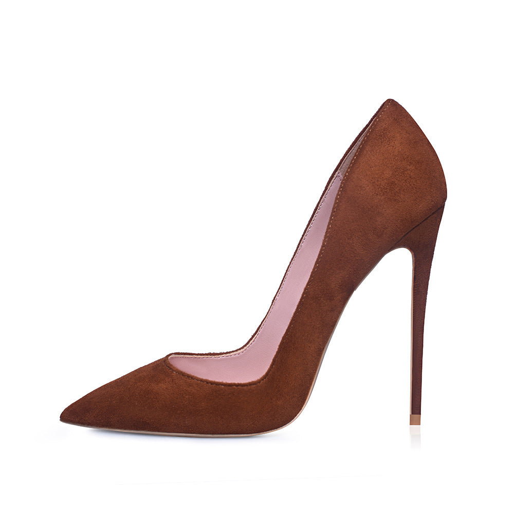 Suede high heels - Snapitonline