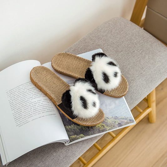 Home slippers Panda slippers - Snapitonline