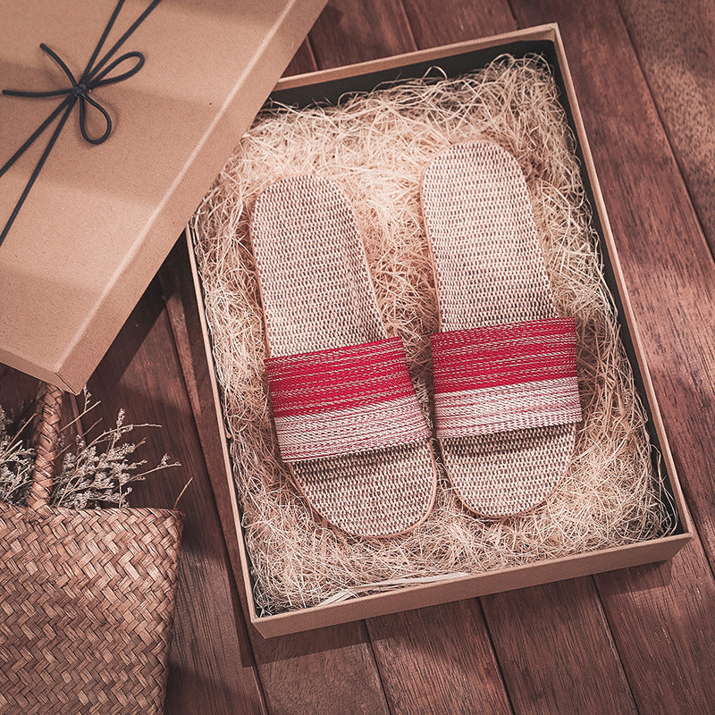 Linen slippers - Snapitonline