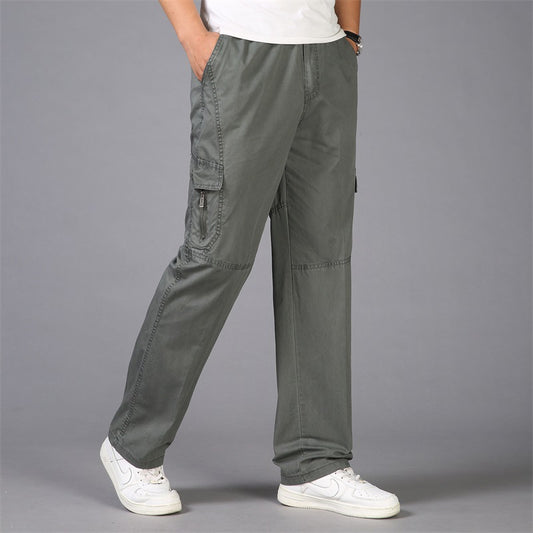Thin Fat Pants Korean Style Loose Straight Leg - Snapitonline