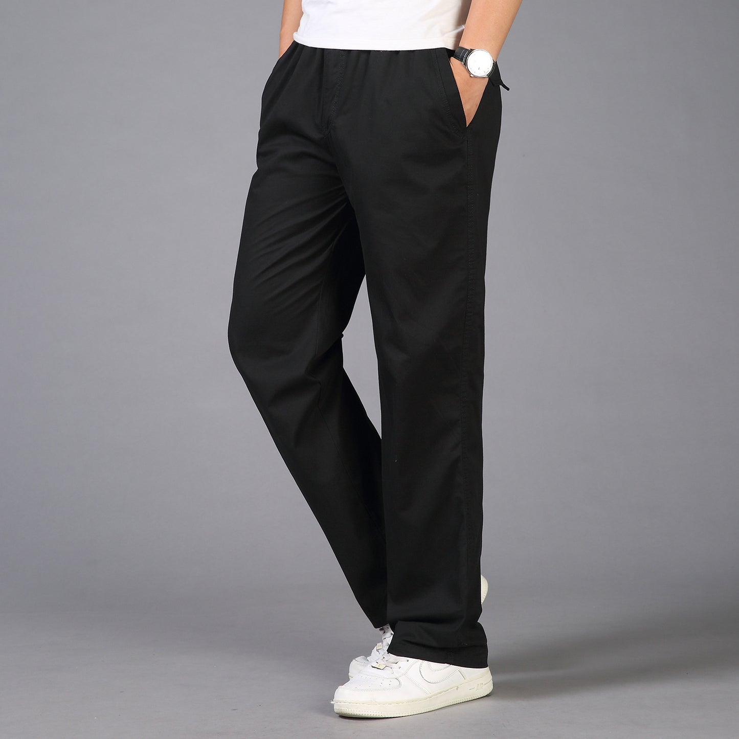 Men's casual pants plus size overalls men - Snapitonline