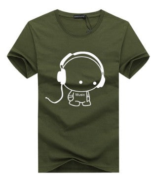 Summer new style, short sleeved T-shirt, men's loose casual fat man, big size young short sleeved T-shirt. - Snapitonline